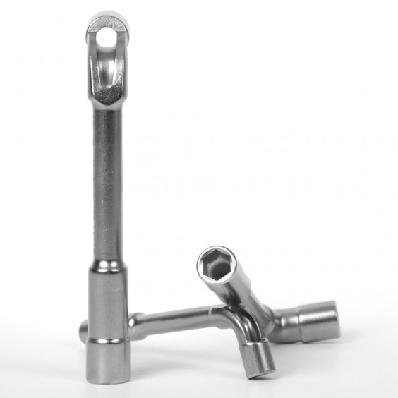 Clé à pipe débouchée 23mm Cr-V