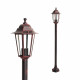 Potelet Lumineux Extérieur 60W max E27 Fonte Rouille LOAN