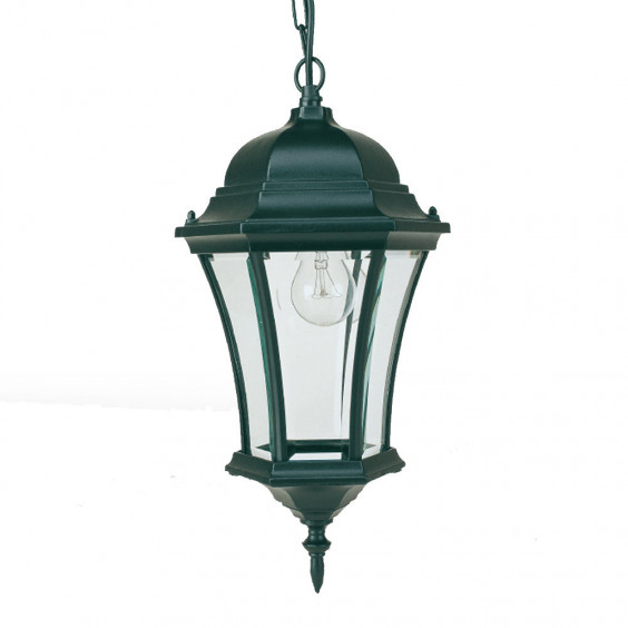 Applique Suspension 6 Faces 100W Vert de Gris - INITIALIS