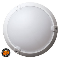 Hublot LED Rond Intérieur 15W 4500K IP65 Blanc WOLTZ