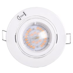 Spot Encastrable Orientable LED 35W Rond Blanc
