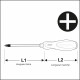 Tournevis Cruciforme Lame Traversante PH1x80 mm KARX