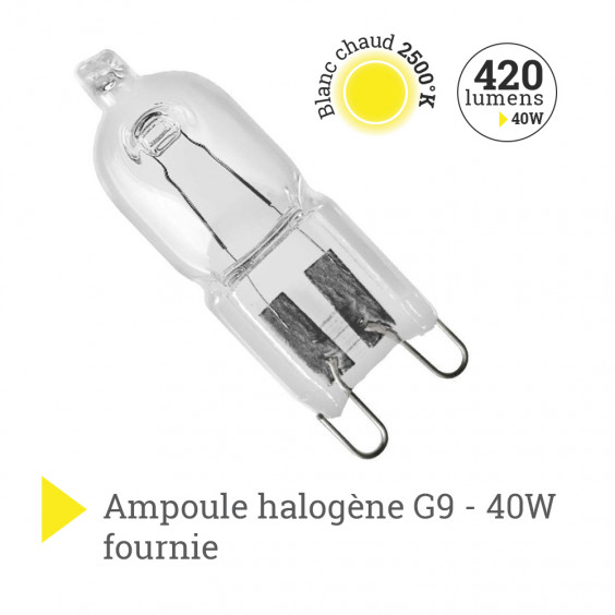 Patère orientable DAZEA G9 40W