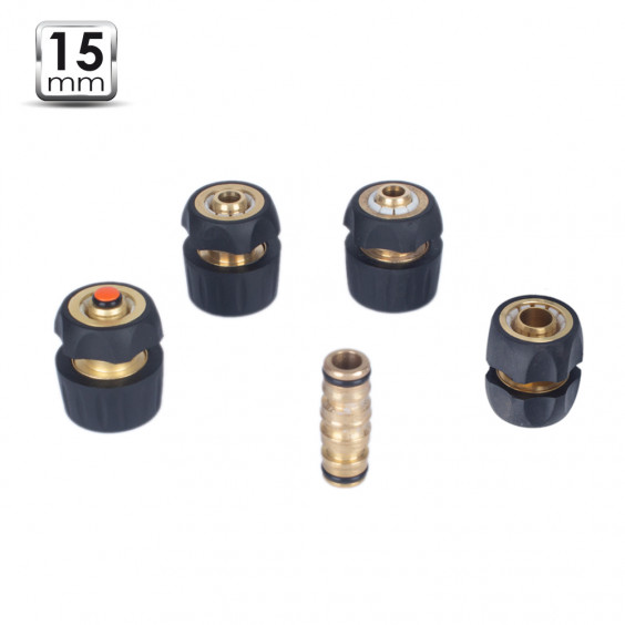 Lot De 10 Supports De Tuyau En Laiton 15 Mm - À Visser, Pour Plomberie, Électricité, Fixation Murale