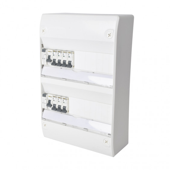 Tableau pré-équipé NF OHMTEC  2 rangées