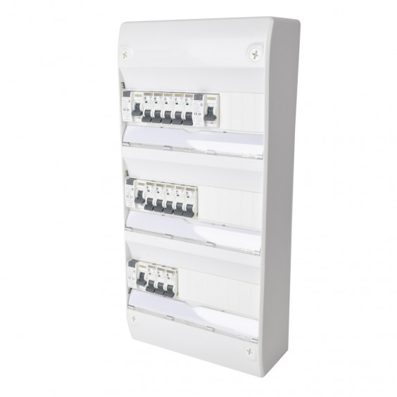 Tableau pré-équipé OHMTEC NF 3 rangées