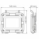 Projecteur de Chantier LED Extra Plat 30W IP65 NALTO