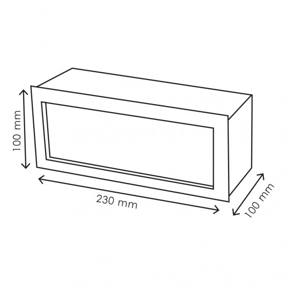 Projecteur Encastrable 6W LED Noir WOLTZ