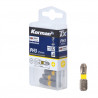 Jeu de 5 Embouts Cruciforme  Impact Torsion PH3 25mm KORMAN TX