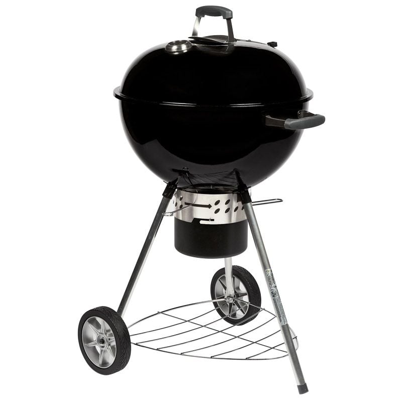 Barbecue Charbon de Bois Rond 57cm ROSTER Pack Barbecue Charbon 40x70 cm, Brochettes et Ustensiles ROSTER