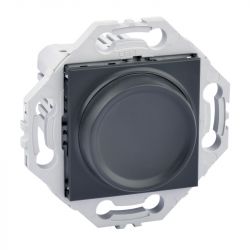 Variateur Rotatif Universel Compatible LED Anthracite NOANE