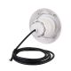 Projecteur 18W pour piscine hors sol en structure bois  IP68 - blanc froid - diamètre 180 mm CREALYS