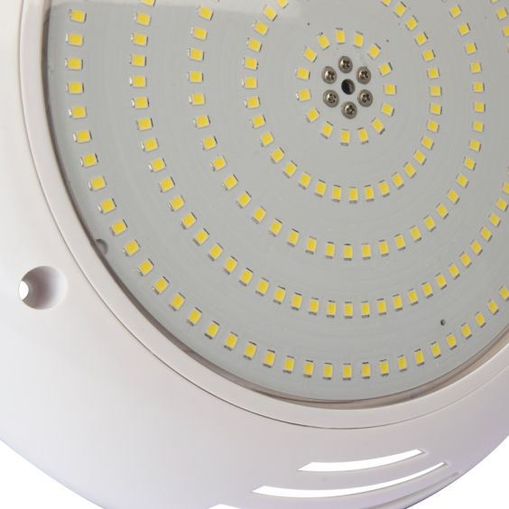 Projecteur 18W pour piscine hors sol en structure bois  IP68 - blanc froid - diamètre 240 mm CREALYS