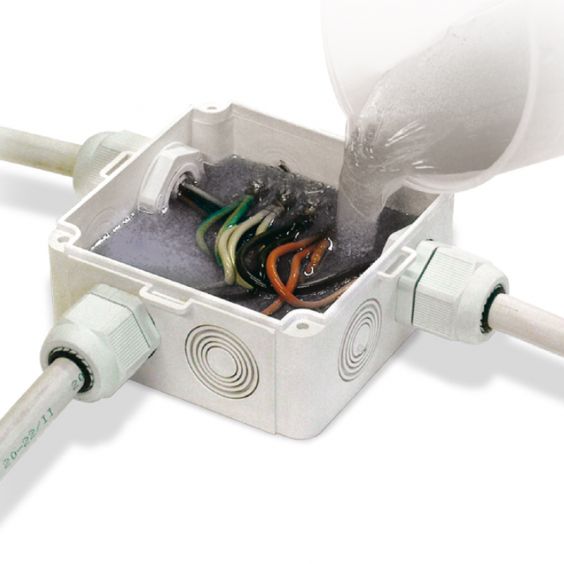 Gel d'Étancheité Bi-composant pour Boîte de Dérivation - 420 ml