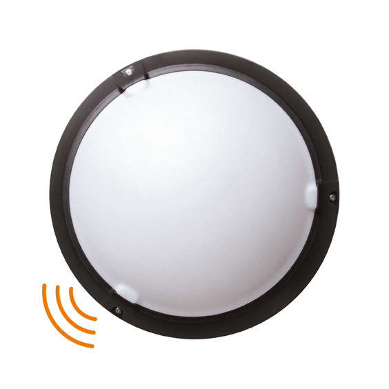 Plafonnier hublot rond extérieur étanche IP65 pour 2 x ampoules E27