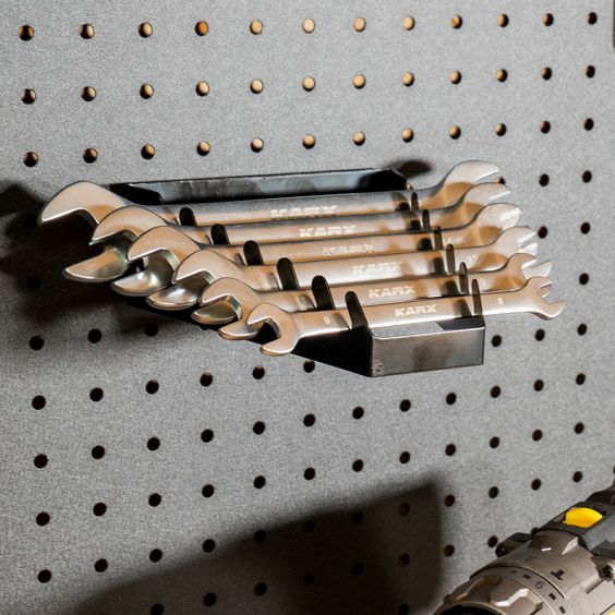 Support de clés pour panneau perforé