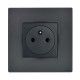 NOANE Lot 5 Prises 2P+T Affleurantes 16A Complètes Anthracite 