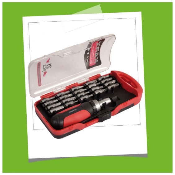 Coffret de vissage 21 pièces Cr-V