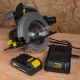 Scie circulaire 165mm sans fil 18V Li-ion + Batterie + Chargeur STEINER
