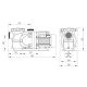 Groupe de filtration 2.2CV 27m³/h Ø710mm vanne Top 6 voies STEINER