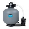 Groupe de filtration 2.2CV 27m³/h Ø710mm vanne Top 6 voies STEINER