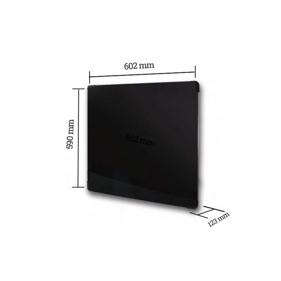 Radiateur électrique verre 750W