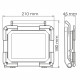 Projecteur de Chantier LED Extra Plat 50W IP65 NALTO