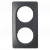 Plaque Double Anthracite Mat EPURE