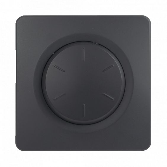 OHMTEC Epure Variateur Compatible Led Anthracite 