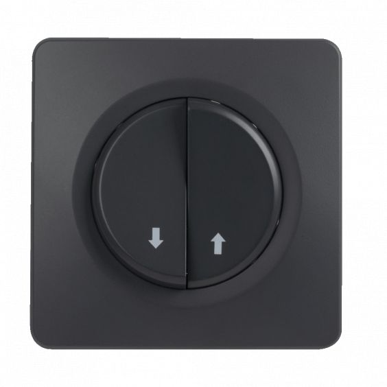 OHMTEC Epure Commande Volet Roulant Anthracite 