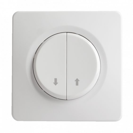 OHMTEC Epure Commande Volet Roulant Blanc 