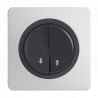 OHMTEC Epure Commande Volet Roulant Anthracite 