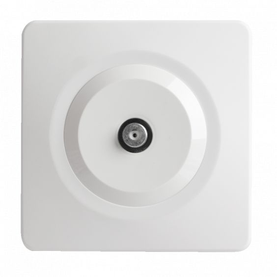 OHMTEC Epure Prise TV type F blanc complet
