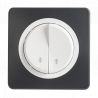 OHMTEC Epure Commande volet roulant anthracite/blanc complet