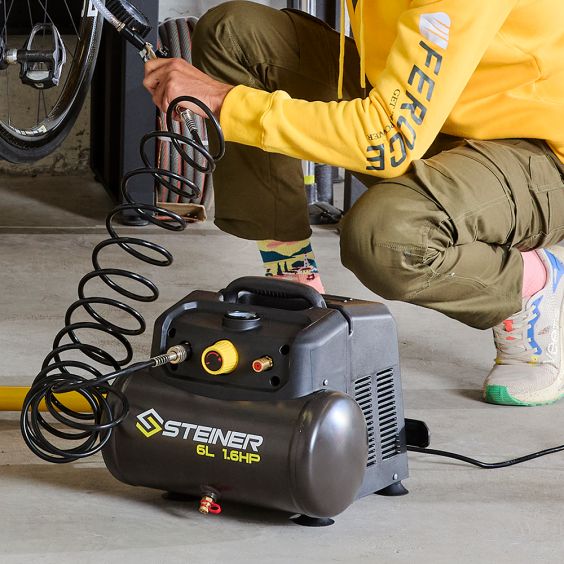 Compresseur D'air Portable Badger AS180-15 – 1/6 Cv, Arrêt Auto, Testé Et Fonctionne