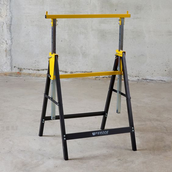 Tréteau télescopique 200Kg pliable avec hauteur réglable de 80 à 130cm FEROCE