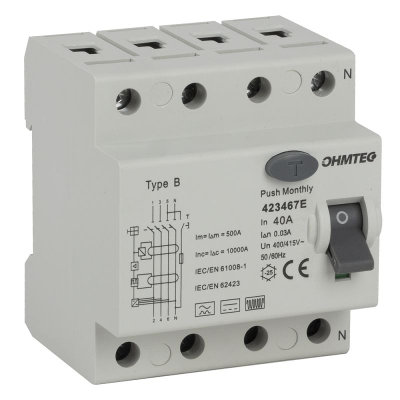 Interrupteur différentiel 40A 30mA type AC CE NALTO