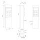 Borne de camping 2 prises CEE 10A ou 16A + protections électriques NALTO - option robinet et bord de mer