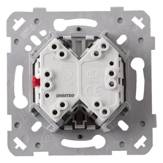 OHMTEC Epure Lot 10 Va Et Vient Blanc + Cache Peinture 