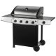 Barbecue Gaz ROSTER 5 Brûleurs dont 1 Latéral - 17.2 KW 1/2 Gril - 1/2 Plancha
