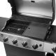 Barbecue Gaz ROSTER 5 Brûleurs dont 1 Latéral - 17.2 KW 1/2 Gril - 1/2 Plancha