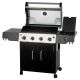 Barbecue Gaz ROSTER 5 brûleurs Dont 1 Latéral Avec Plancha et Grille de Cuisson Combinées