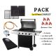 Pack complet BBQ à gaz 5 feux ROSTER