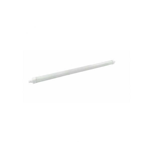 Réglette LED étanche câblage traversant 120cm 36W 4000K IP66 EXALIGHT
