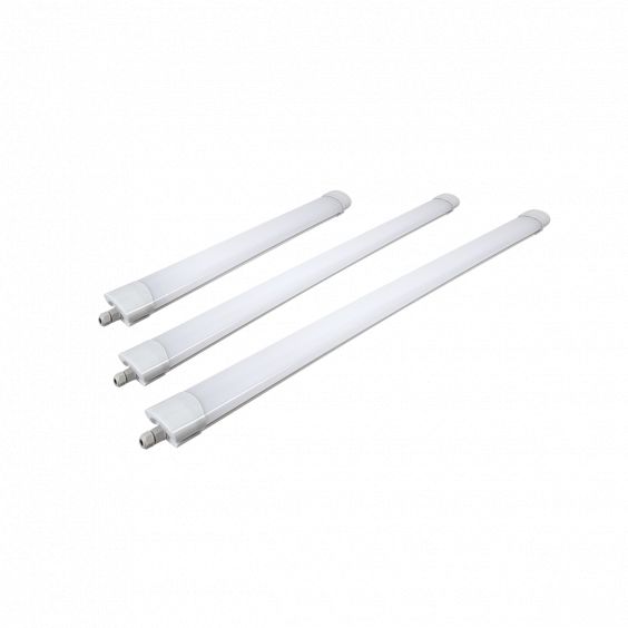 Réglette LED extrudée 65cm25W 6500K IP65 WOLTZ