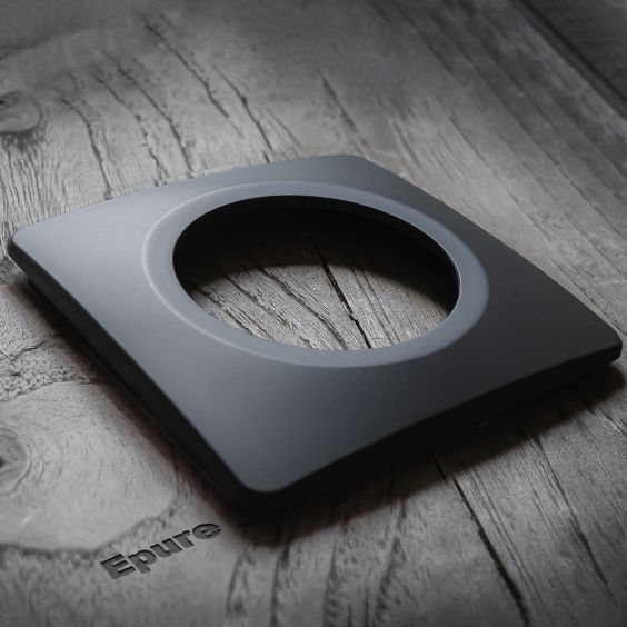 OHMTEC Epure Plaque Simple Anthracite Mat 