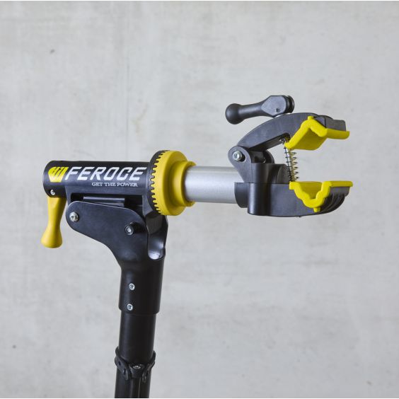 Pied d’atelier pliable pour vélo