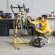 Pied d’atelier pliable pour vélo