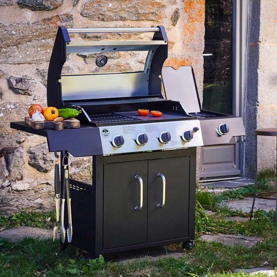 Pack complet BBQ à gaz 5 feux ROSTER