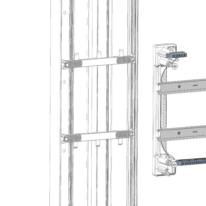 Gaine technique de logement (GTL) évolutive H260 x L25 x P6.5cm 13